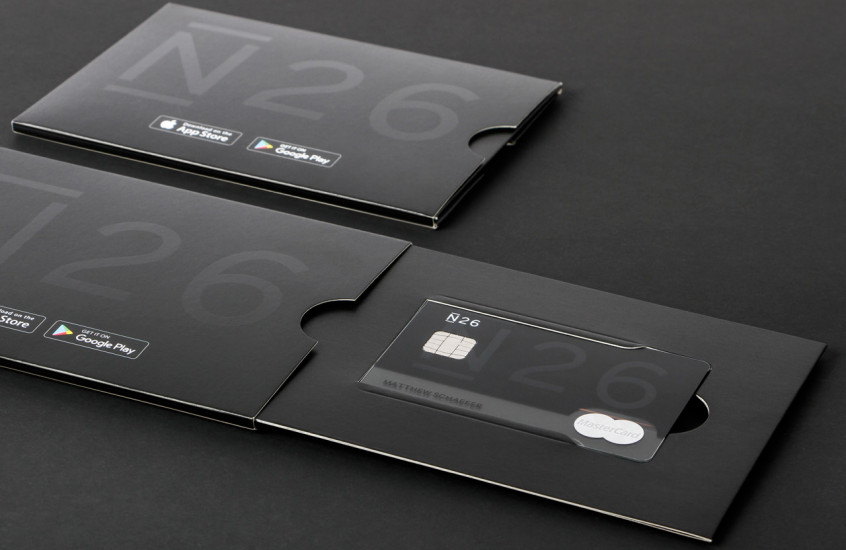 N26 - Bank Card — Packaging for a bank card.