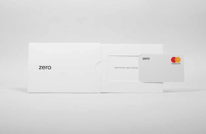 Zero - Bank Card — A very minimal yet impactful design