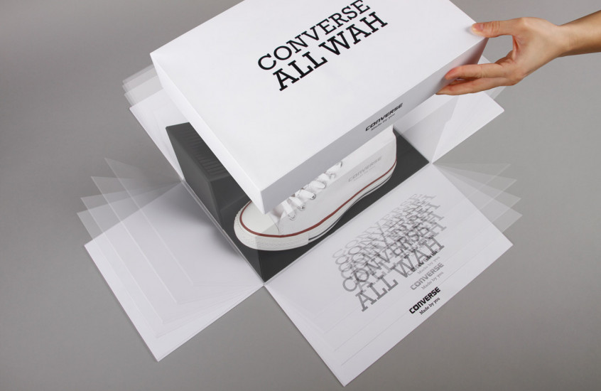 Converse - All Wah — Promotional packaging.