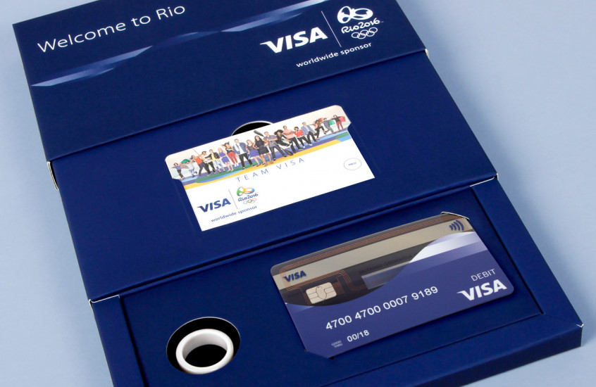 Visa - Rio Olympic Smart Ring & Card — 2016 Rio Olympics athlete Smart Ring and payment card.