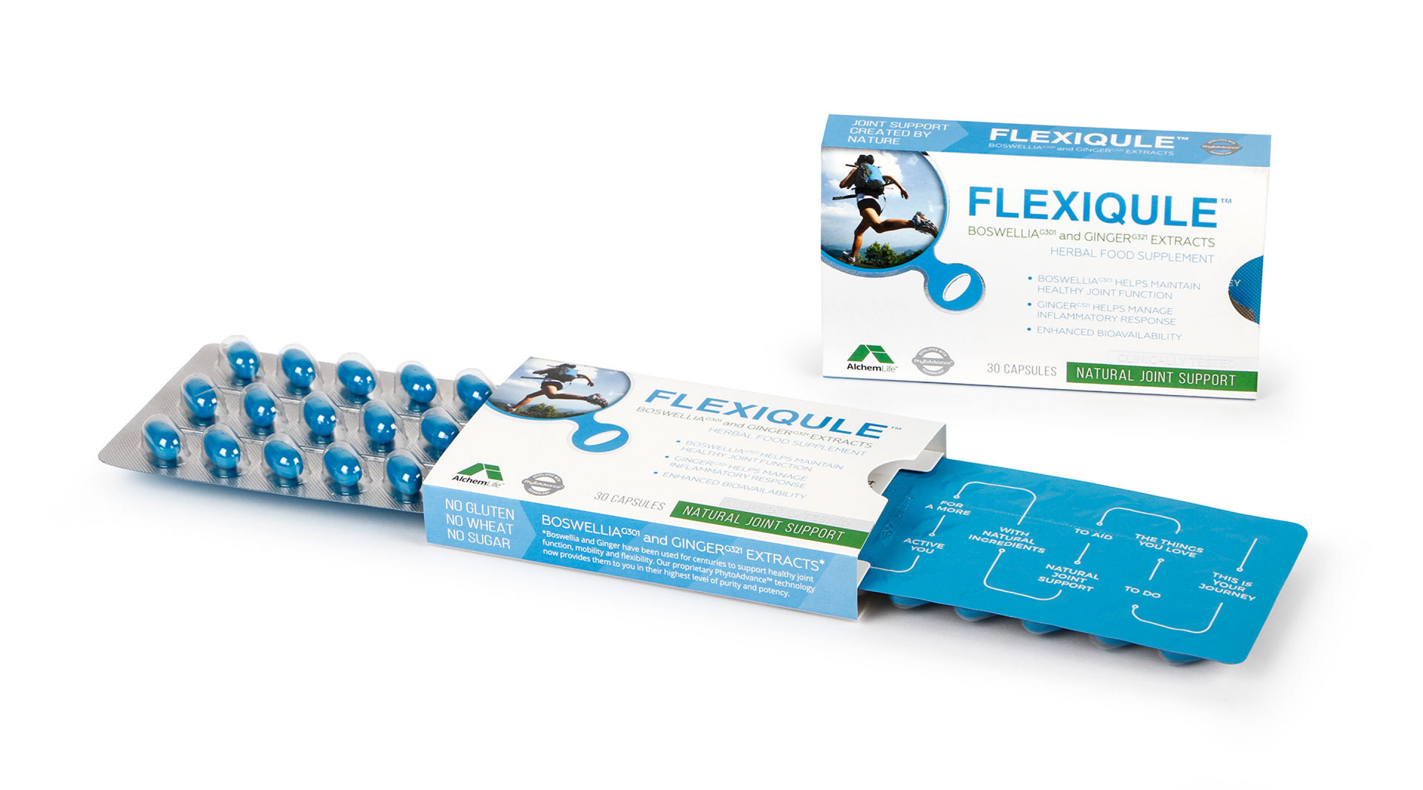 Alchem Flexiqule Supplement Blister Packaging